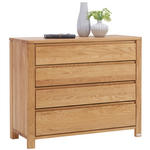 KOMMODE  in 105/86/45 cm  - Wildeiche, Natur, Holz (105/86/45cm) - Linea Natura