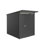 GERÄTEHAUS 180/218/260 cm  - Dunkelgrau, Basics, Metall (180/218/260cm) - Biohort