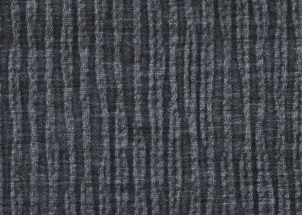 ECKSOFA Flachgewebe Dunkelgrau  - Edelstahlfarben/Dunkelgrau, Design, Textil/Metall (277/209cm) - Koinor