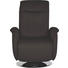 RELAXSESSEL - Chromfarben/Braun, KONVENTIONELL, Textil/Metall (76/106/88cm) - Beldomo System