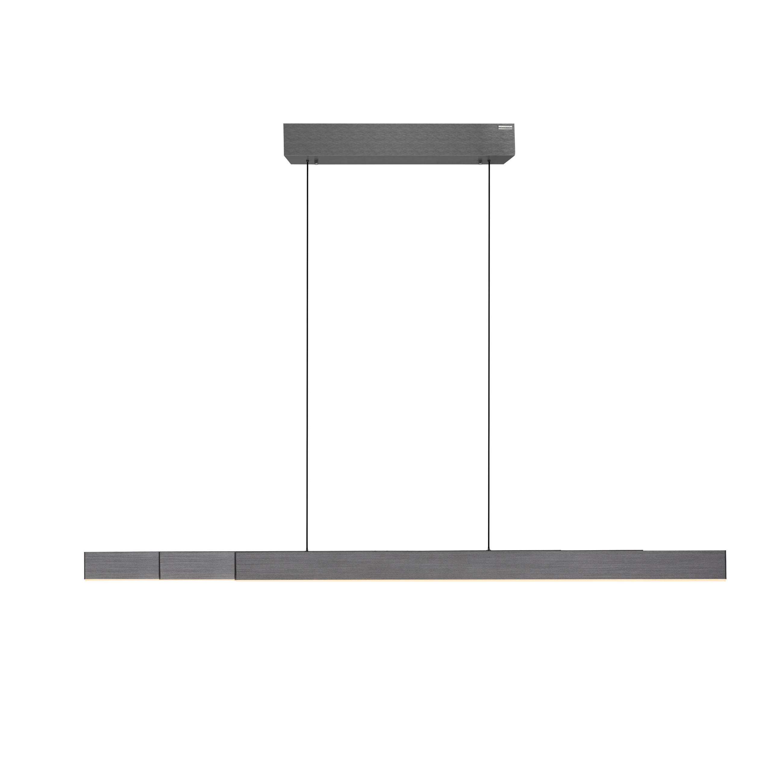 LED-HÄNGELEUCHTE 200/8,2/240 cm    - Hellgrau, Design, Kunststoff/Metall (200/8,2/240cm) - Neuhaus PURE
