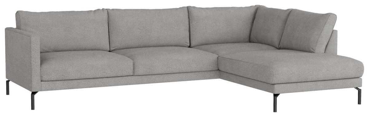 SOFFA i flatväv beige  - beige/svart, Klassisk, metall/trä (289/85/93/149cm) - Hom`in