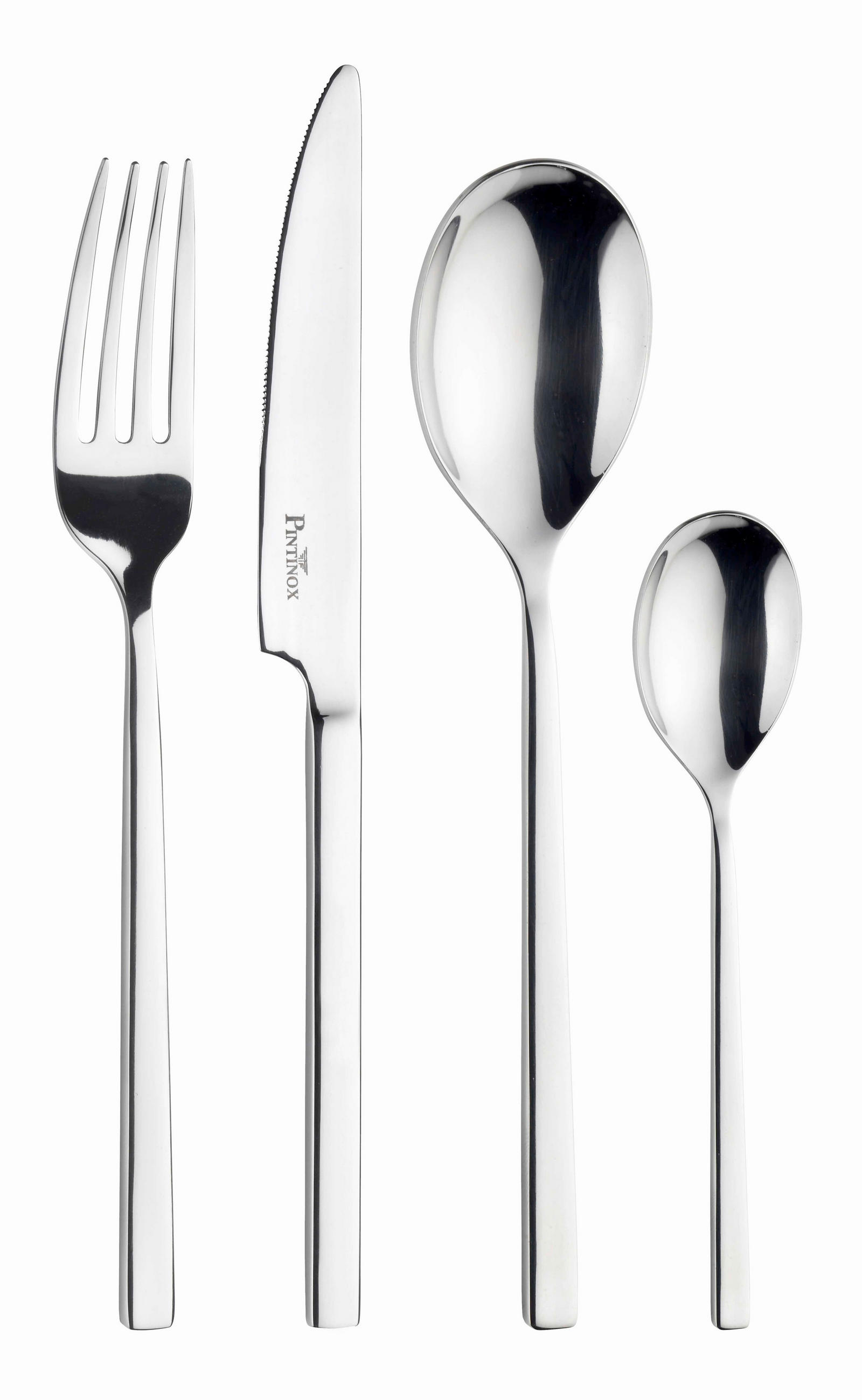 Besteckset Tie 30-Teilig Edelstahlfarben