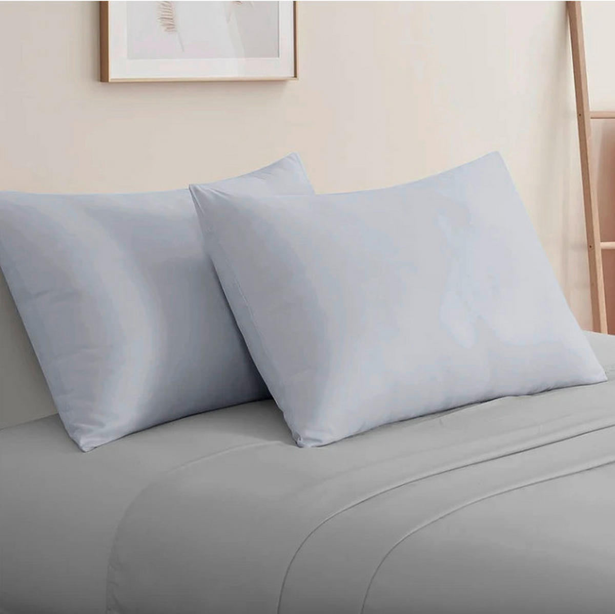 PÁRNAHUZAT 40/80 cm  - ezüstszínű, Basics, textil (40/80cm)