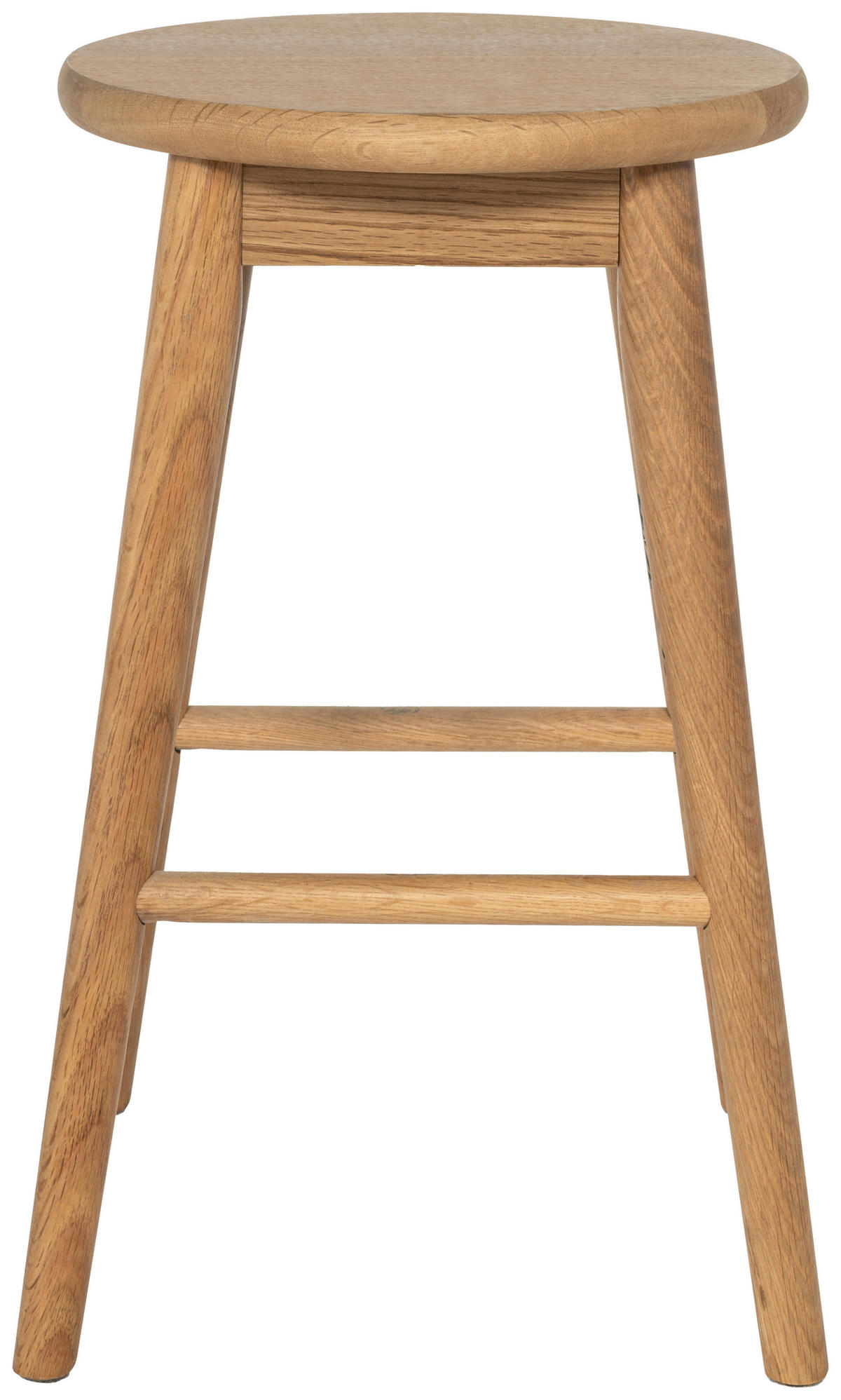 HOCKER Eiche Eichefarben  - Eichefarben, Natur, Holz (30/45/30cm) - Linea Natura