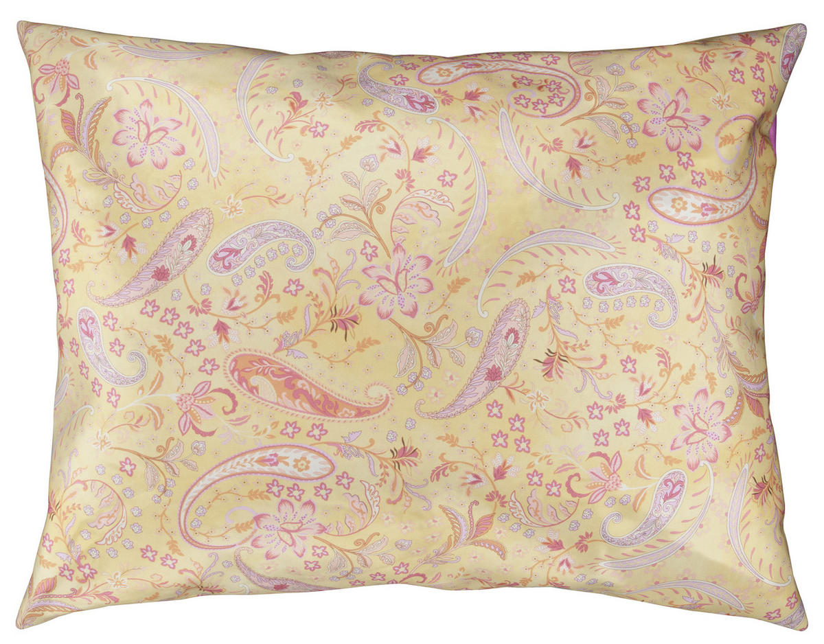 BETTWÄSCHE Makosatin 140/200 cm  - Gelb, KONVENTIONELL, Textil (140/200cm) - Bassetti