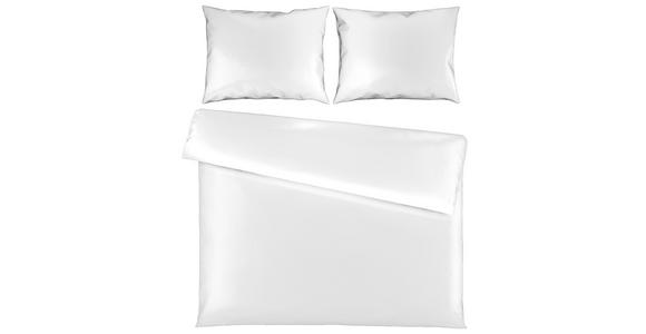 BETTWÄSCHE TANJA Satin 200/200 cm - Weiß, Basics, Textil (200/200cm) - Novel