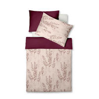 POVLEČENÍ, makosatén, bordeaux, světle růžová, 140/200 cm  - bordeaux/světle růžová, Lifestyle, textil (140/200cm) - Fleuresse