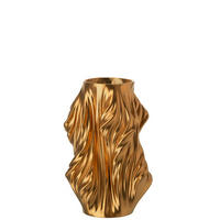 VASE  - Goldfarben, Basics, Keramik (18/18/28cm) - Ambia Home