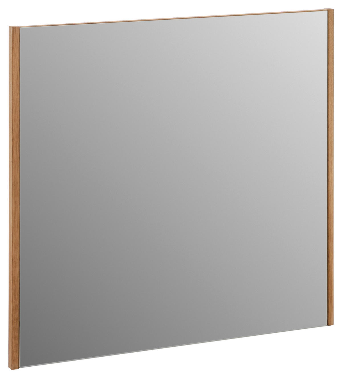 WANDSPIEGEL 80/75/2,5 cm  - Eichefarben, Design, Glas/Holz (80/75/2,5cm) - Linea Natura