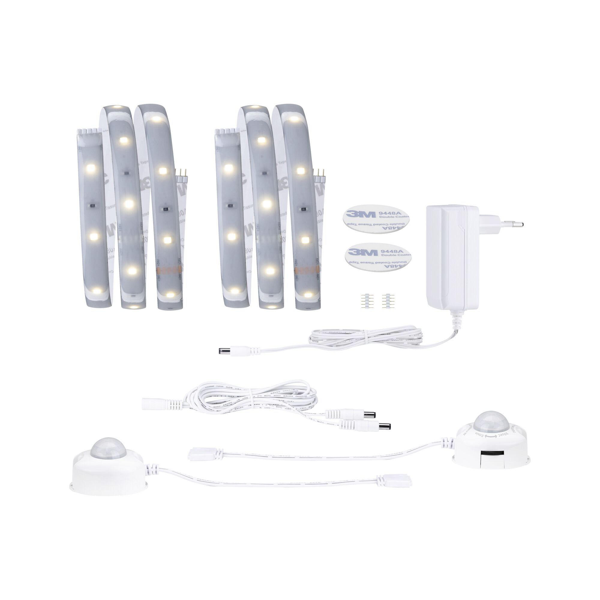 LED-STRIP 2x100,0 cm  - Silberfarben, Basics, Kunststoff (2x100,0cm) - Paulmann