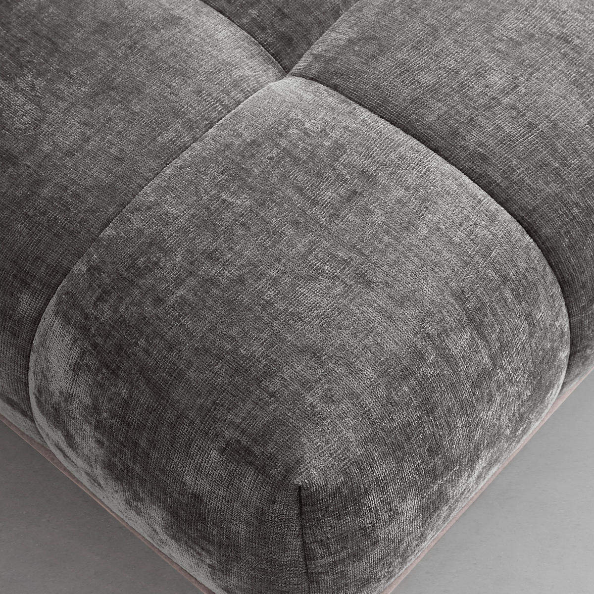 HÖRNSOFFA i grå  - grå/svart, Modern, metall/textil (262/184cm) - MID.YOU