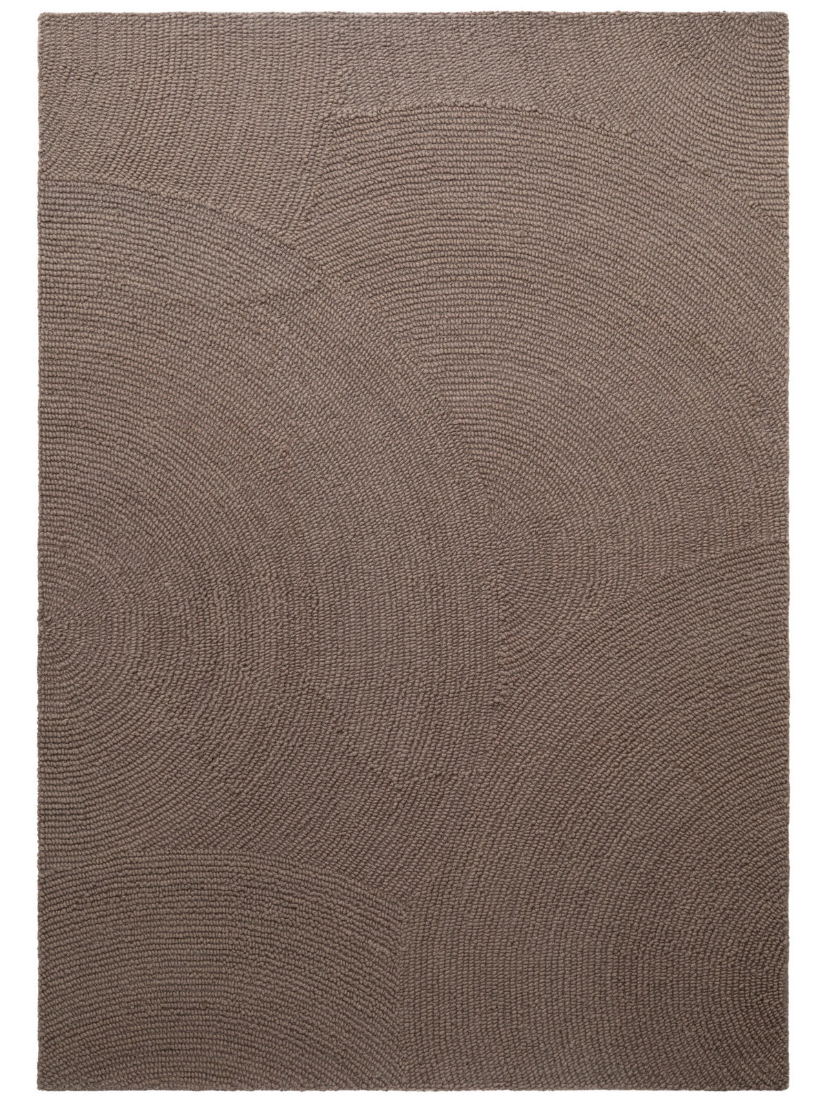 WOLLTEPPICH 80/150 cm Eleni Taupe  - Taupe, Basics, Textil (80/150cm)
