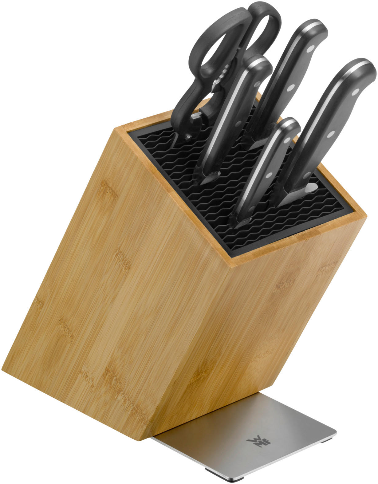 MESSERBLOCK Spitzenklasse Plus 6-teilig  - Braun, Design, Holz/Metall - WMF
