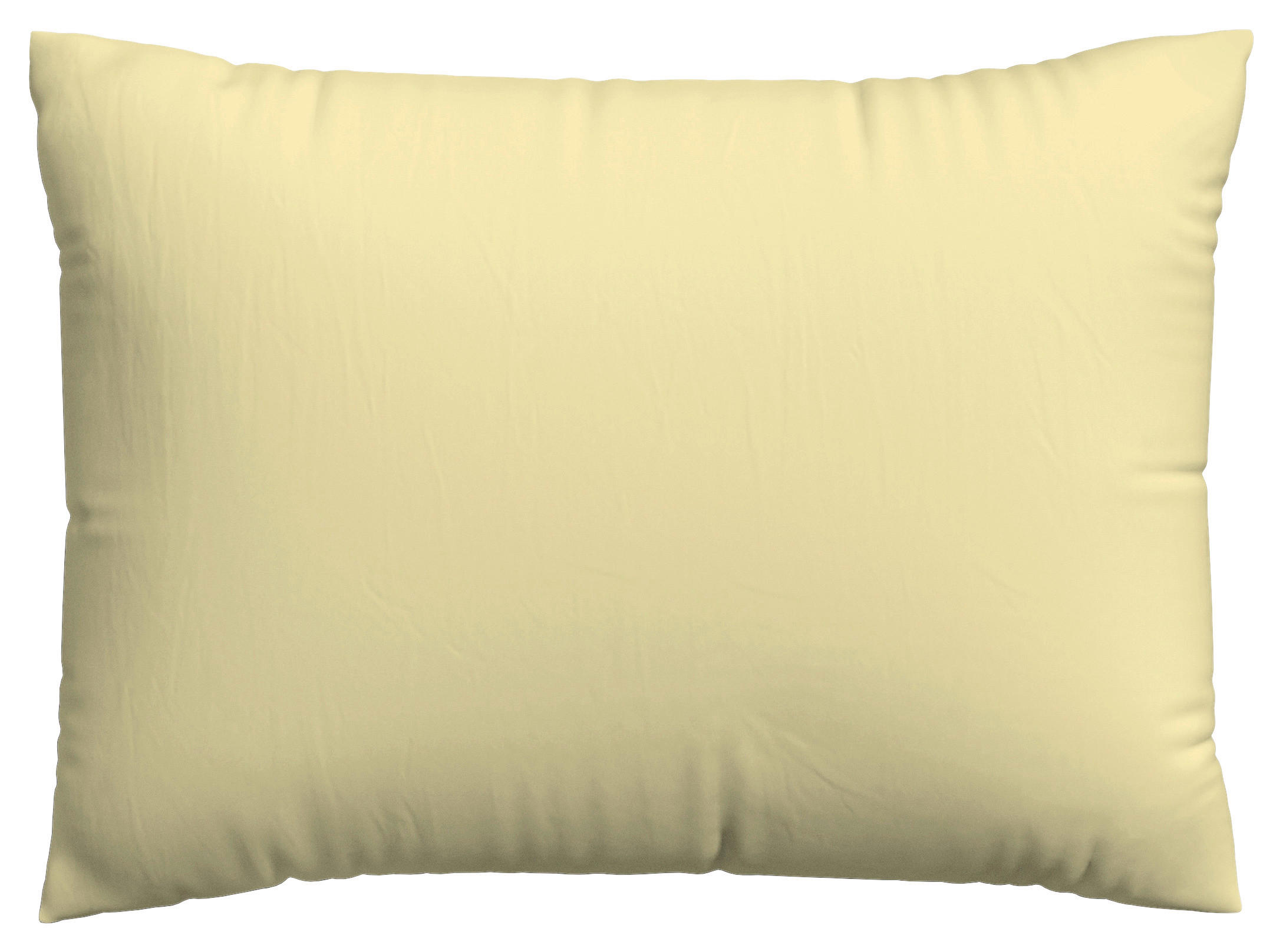 KOPFPOLSTERBEZUG EASY JERSEY 70/90 cm  - Hellgelb, Basics, Textil (70/90cm) - Schlafgut