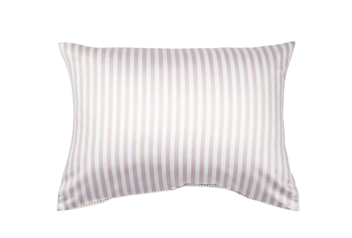 KISSENBEZUG Giorgio 40/60 cm  - Naturfarben/Weiß, KONVENTIONELL, Textil (40/60cm) - Janine