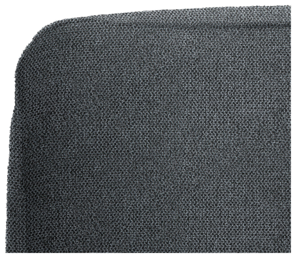 ECKSOFA in Flachgewebe Anthrazit  276/200 cm  - Chromfarben/Anthrazit, Design, Textil/Metall (276/200cm) - Hom`in