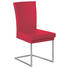 SCHWINGSTUHL Echtleder Rot - Rot, Design, Leder/Metall (47/95/57cm) - Musterring
