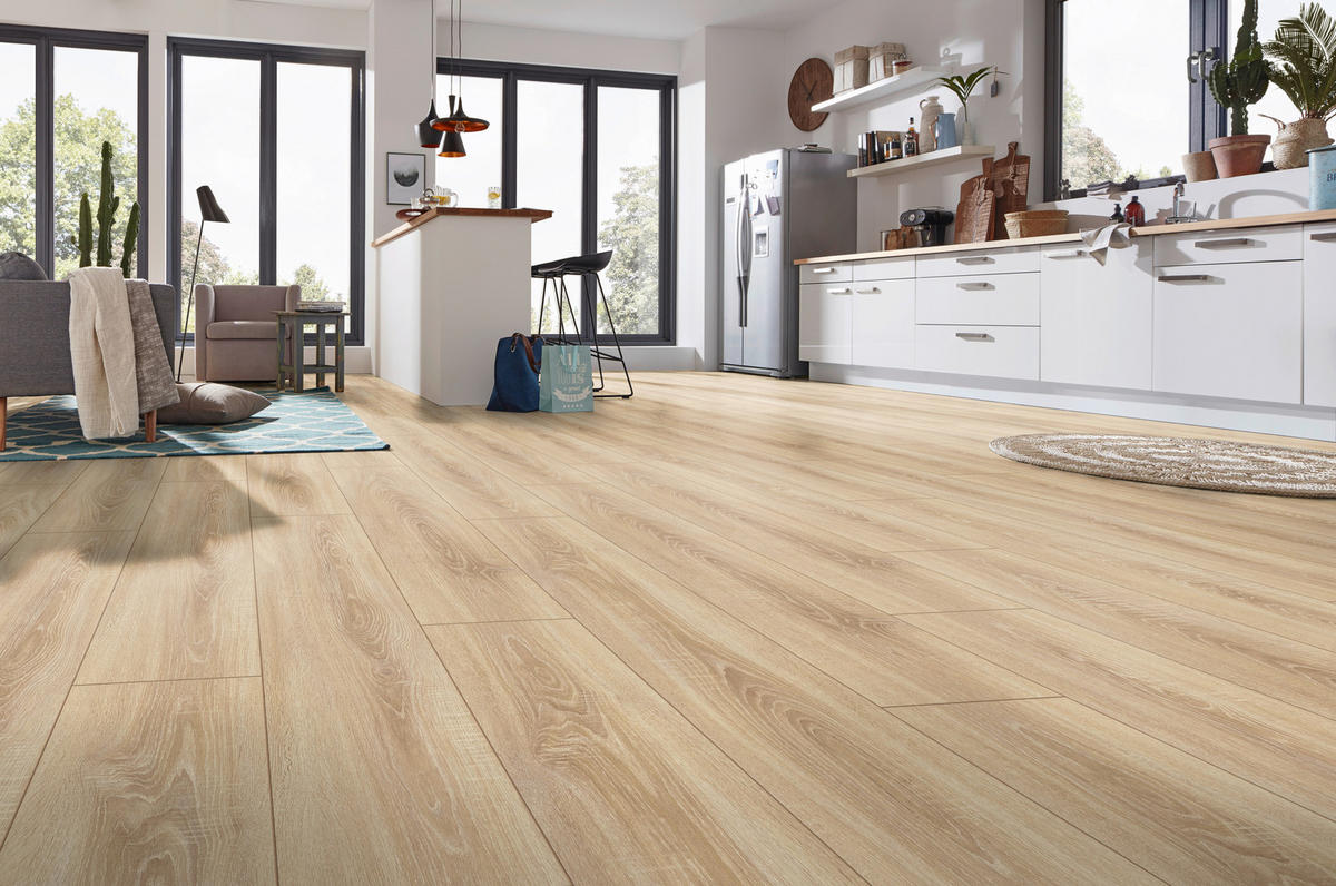LAMINATBODEN Exquisit Plus  - Eichefarben, KONVENTIONELL, Holz (138.0/24.4/0.8cm)