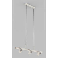 LED FÜGGŐLÁMPA  - világosszürke/cappuccino, Basics, műanyag/fém (80,5/120cm)