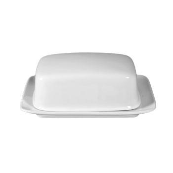 BUTTERDOSE Keramik Porzellan  - Weiß, Basics, Keramik (0,25kg) - Seltmann Weiden