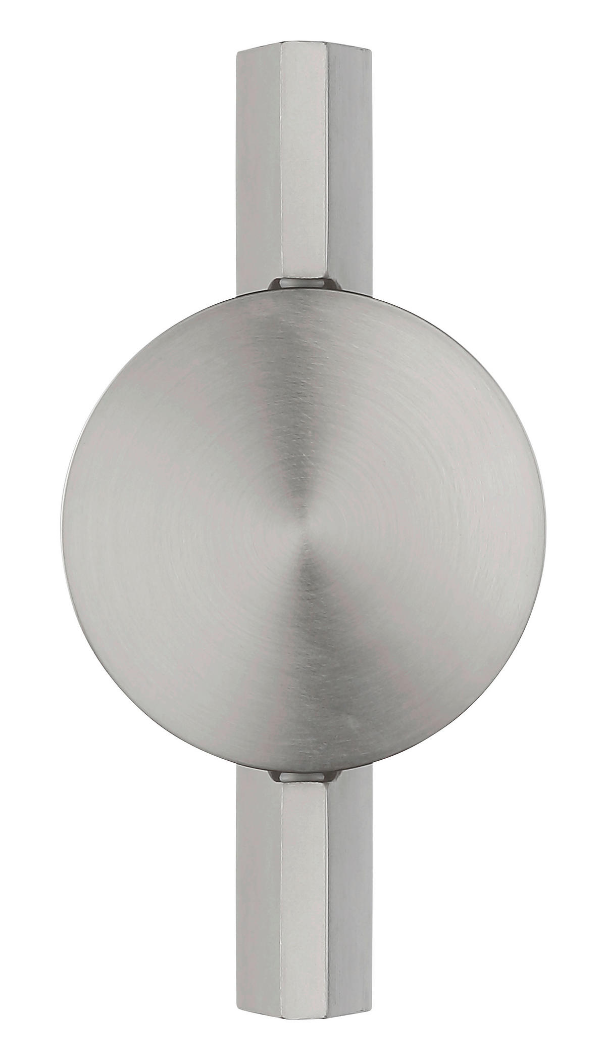 LED-WANDLEUCHTE Jasper 10/20 cm  - Nickelfarben, Design, Metall (10/20cm)