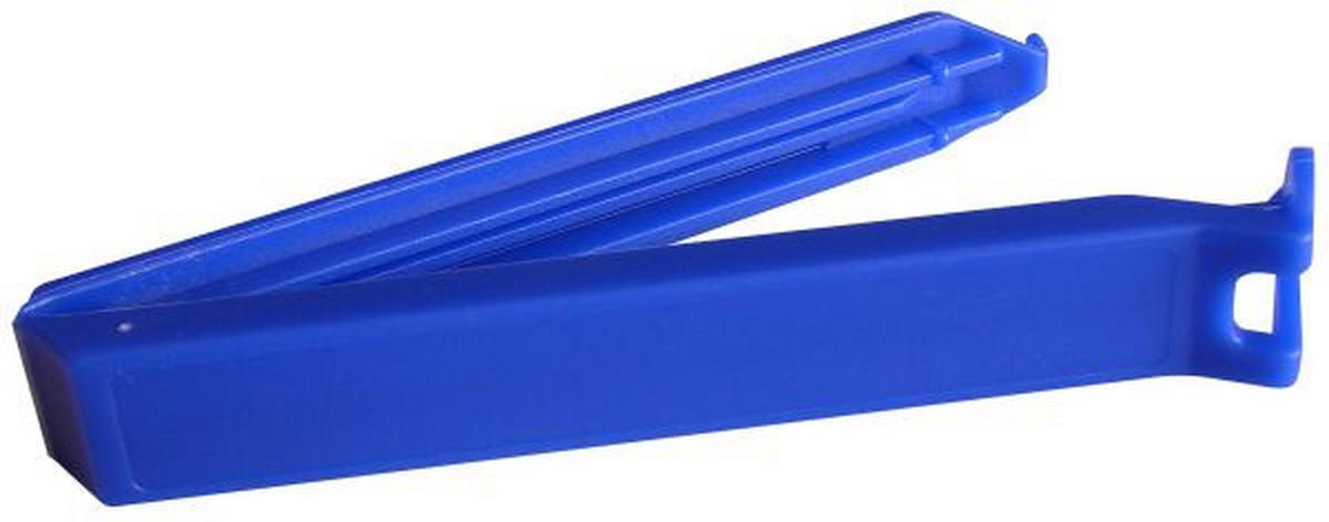 SPONY NA UZATVÁRANIE  - modrá, Basics, plast (16cm) - Fackelmann