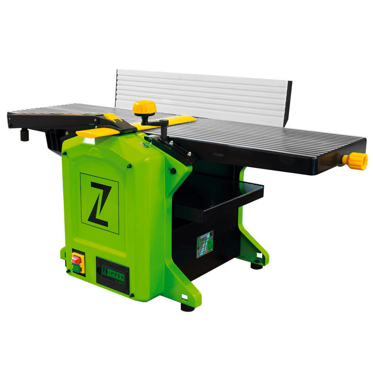 ABRICHTDICKENHOBELMASCHINE  - Grün, Basics, Metall - Zipper
