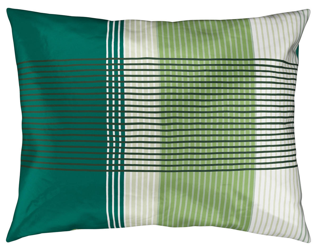 POSTEĽNÁ BIELIZEŇ, satén, zelená, 140/200 cm - zelená, Konventionell, textil (140/200cm) - Boxxx