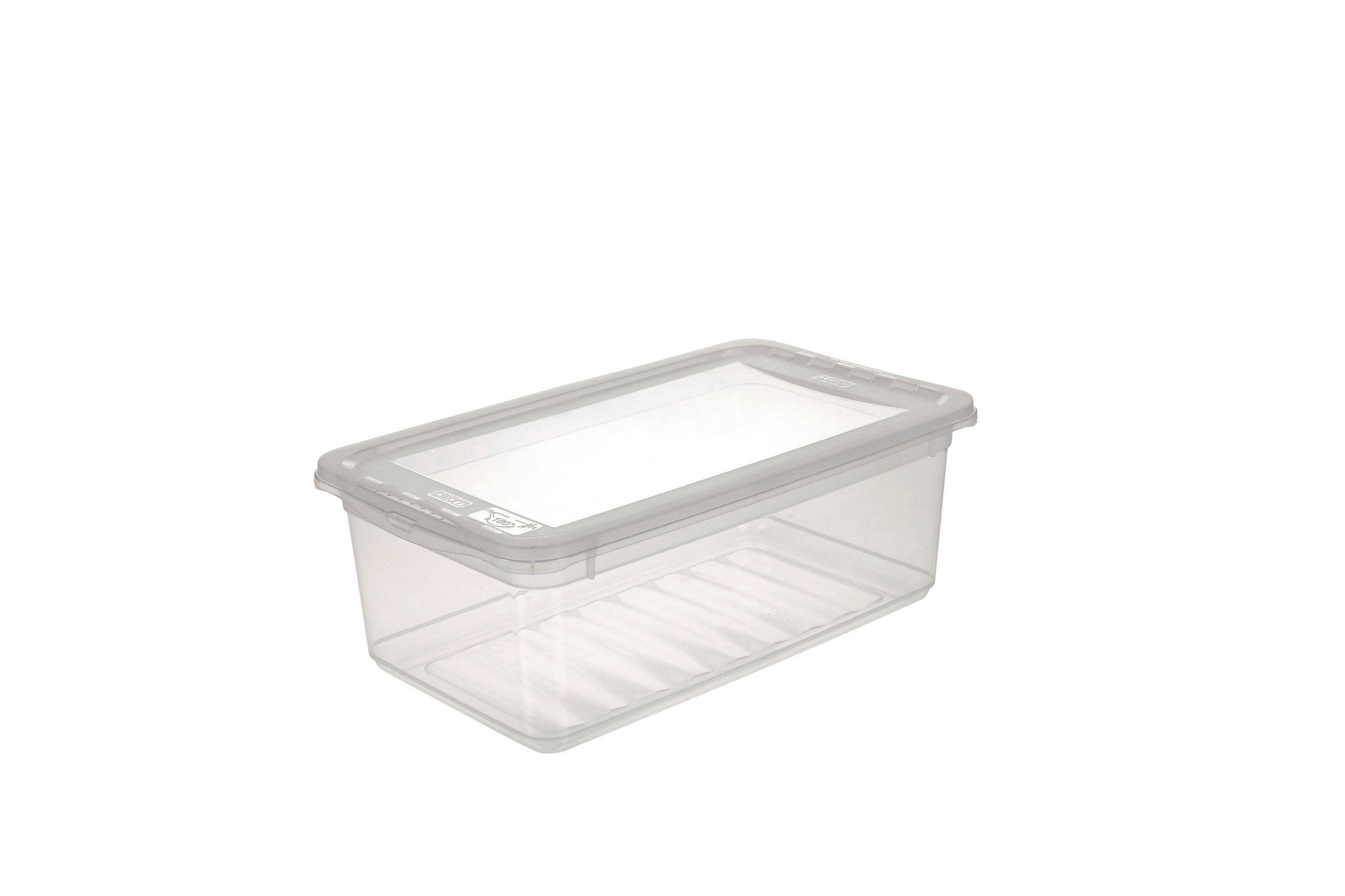 KUTIJA S POKLOPCEM  33/19,5/12 cm       - prozirno, Basics, plastika (33/19,5/12cm)