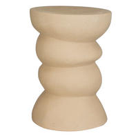 ODKLÁDACÍ STOLEK, béžová - béžová, Basics, keramika (29/29/40.5cm)