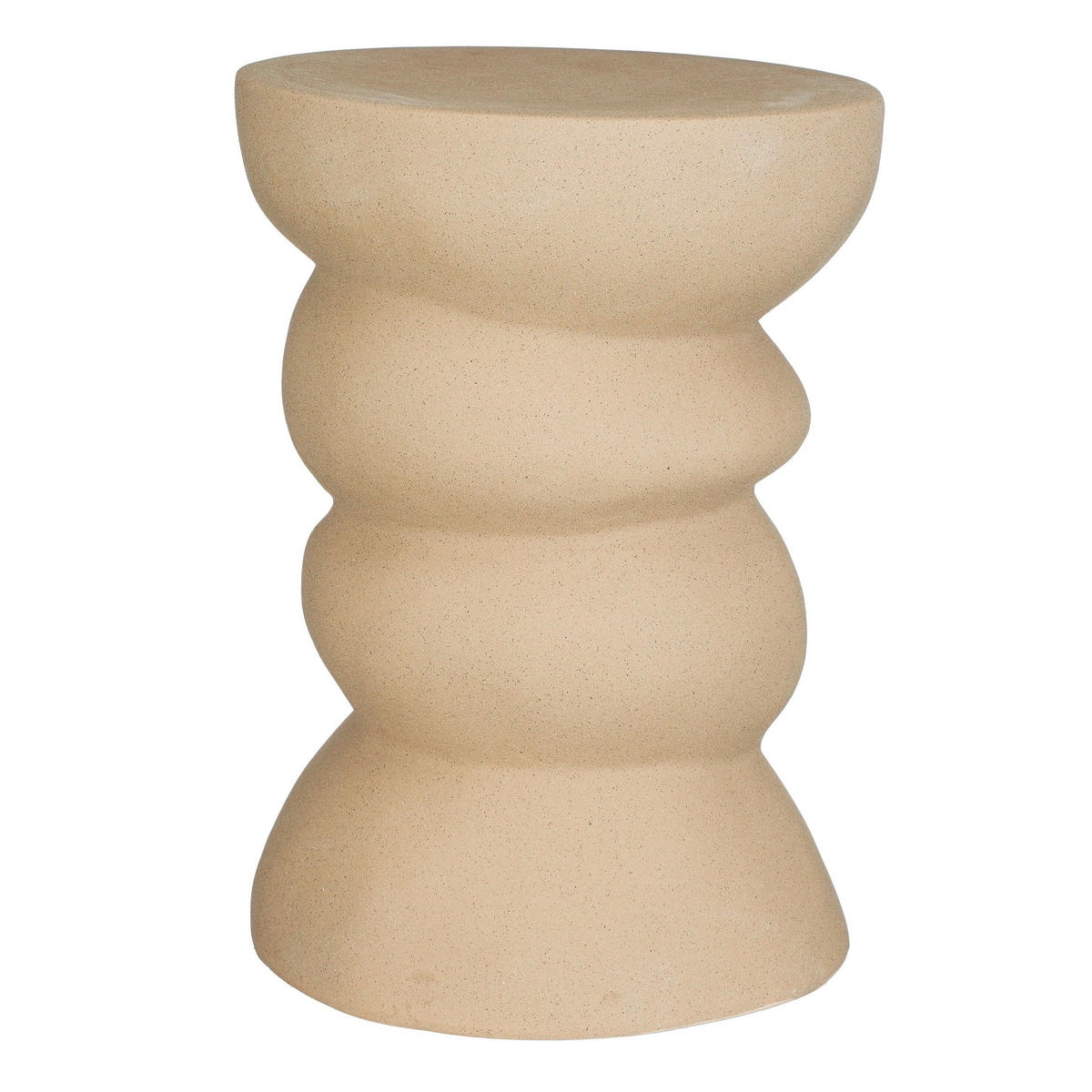 ODKLÁDACÍ STOLEK, béžová - béžová, Basics, keramika (29/29/40.5cm)