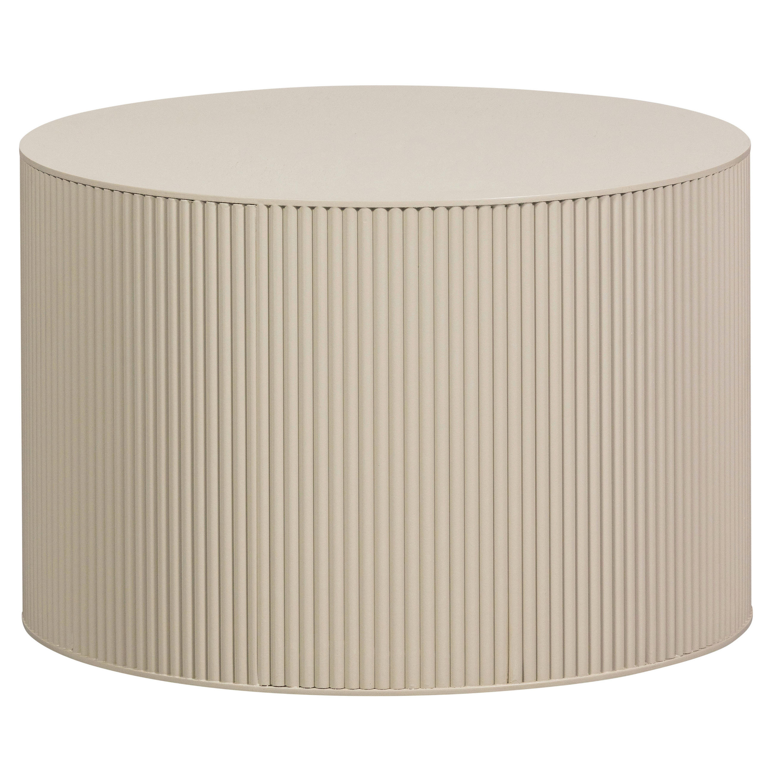BEISTELLTISCH 60/60/40 cm Beige rund  - Beige, Design, Holzwerkstoff (60/60/40cm) - Livetastic