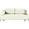 SCHLAFSOFA Teddystoff Weiß  - Naturfarben/Weiß, Design, Holz/Textil (211/88/102cm) - Niels Andersson