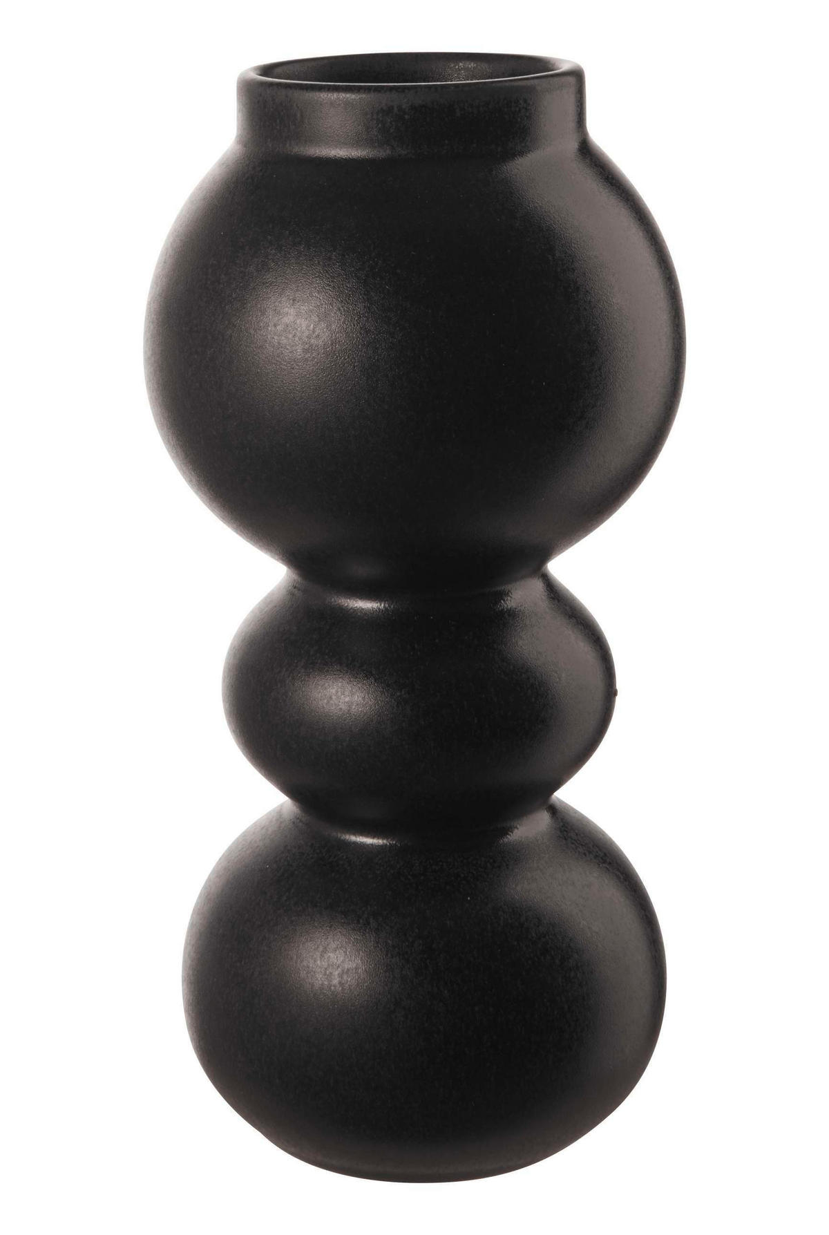 VASE 23,5 cm  - Schwarz, Basics, Stein (7/23,5cm) - ASA