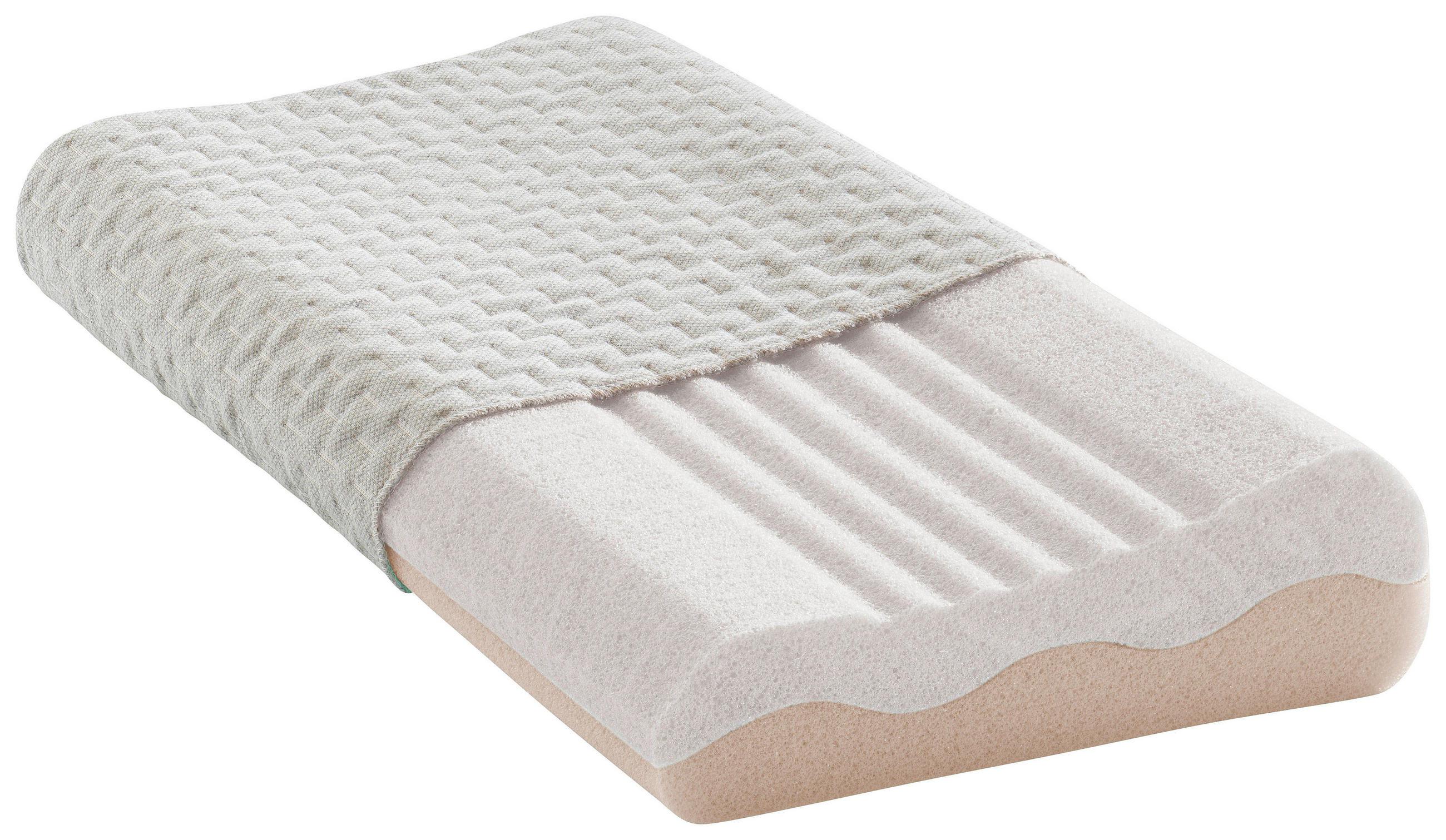 NACKENKISSEN 33/62 cm  - Weiß, Basics, Textil (33/62cm)