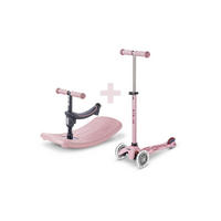 KINDERSCOOTER Mini Rock & Go  - Hellrosa, Basics, Kunststoff/Metall (67/28/45-77cm)