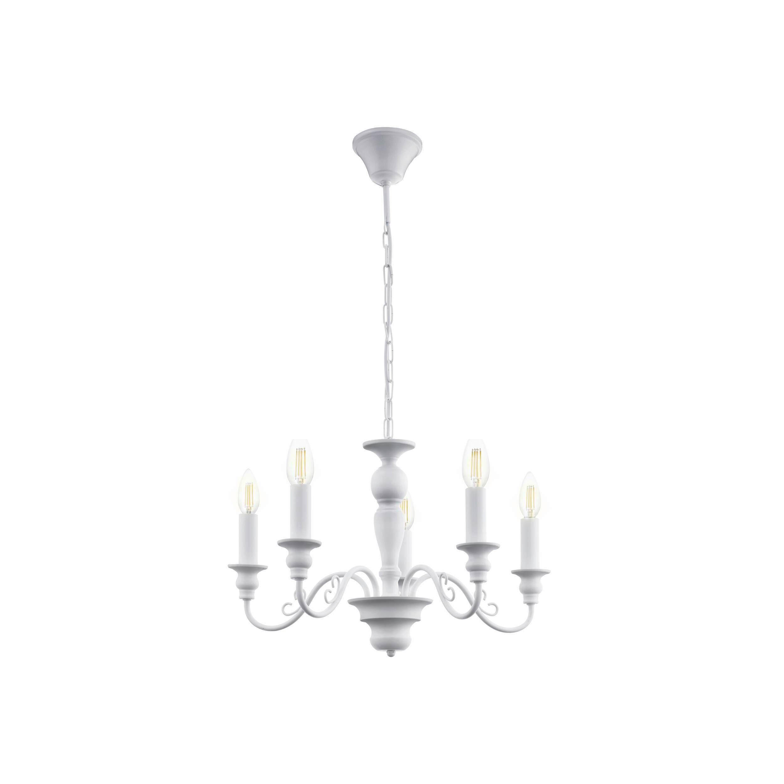 HÄNGELEUCHTE 54,5/110 cm   - Weiß, KONVENTIONELL, Metall (54,5/110cm) - Eglo