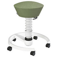 BÜROHOCKER 55/45,66/55 cm  - Pastellgrün/Weiß, Basics, Kunststoff/Textil (55/45,66/55cm) - Aeris