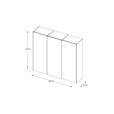 SCHWEBETÜRENSCHRANK 249/222/68 cm 3-türig Anthrazit  - Anthrazit/Hellgrau, Design, Glas/Holzwerkstoff (249/222/68cm) - Moderano