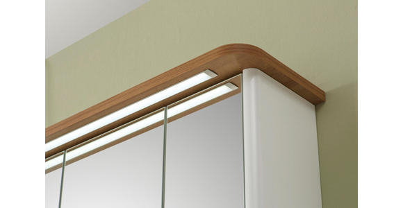 SPIEGELSCHRANK 80/72/20 cm - Chromfarben/Eichefarben, KONVENTIONELL, Glas/Holz (80/72/20cm) - Xora