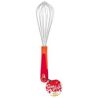 SCHNEEBESEN - Edelstahlfarben/Rot, Basics, Kunststoff/Metall (6,5/27cm) - Birkmann