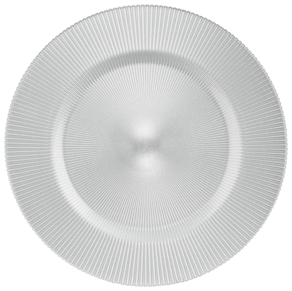 FARFURIE PLATOU  34 cm  - argintiu, Konventionell, sticlă (34cm) - Novel