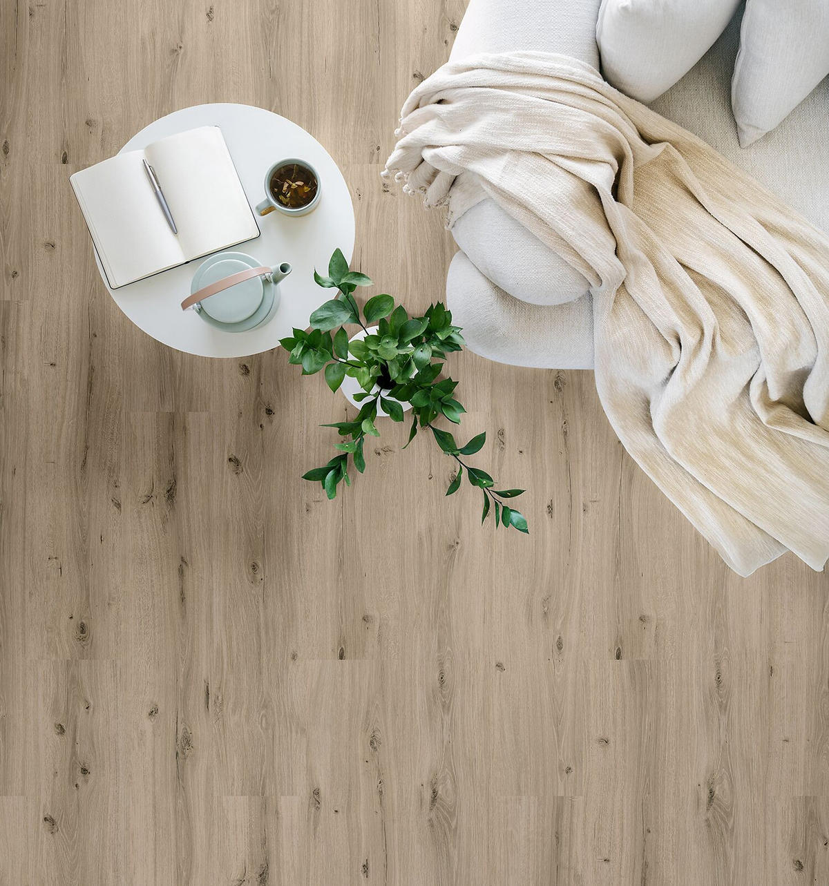 Vinylboden Eiche Weiz  per  m² - Design, Holzwerkstoff (123.5/23/0.98cm) - Venda