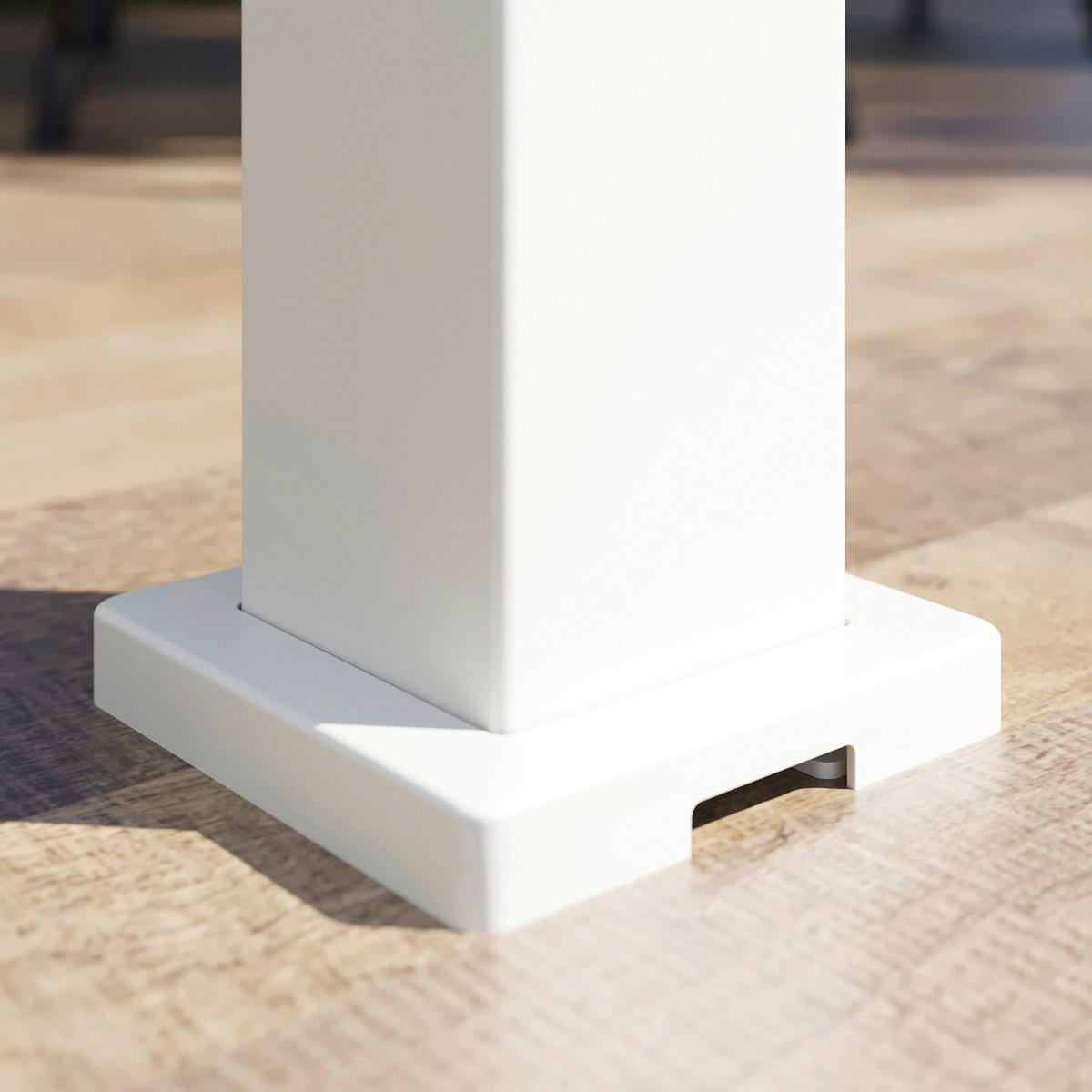 PERGOLA 300/255/360 cm Aluminium  - Weiß Hochglanz, Basics, Metall (300/255/360cm) - Gardenson