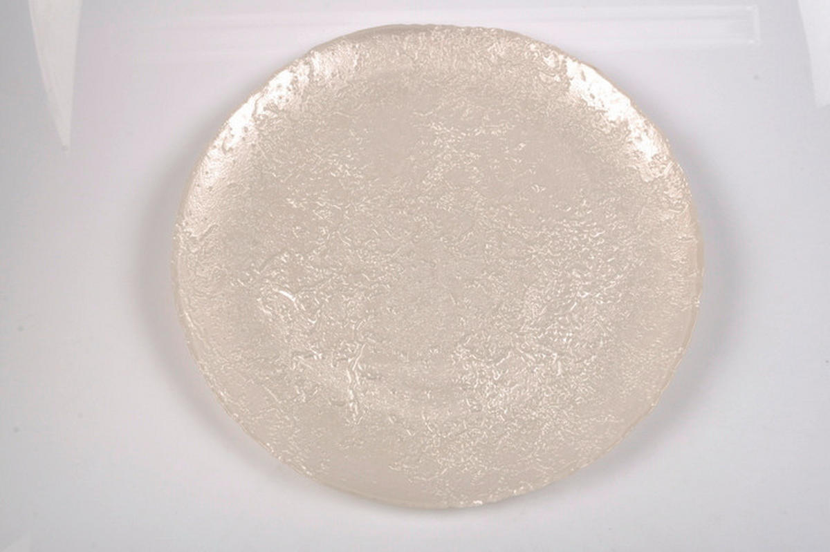 PLATZTELLER Glas  - Weiß, Trend, Glas (33cm) - Novel