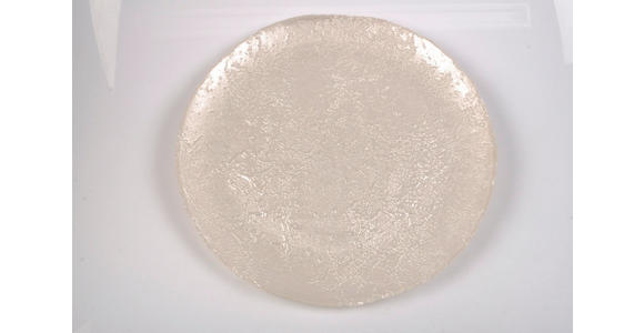 PLATZTELLER Glas - Weiß, Trend, Glas (33cm) - Novel