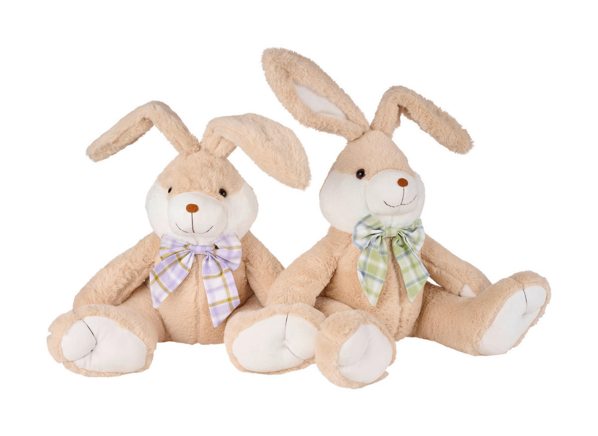 DEKOHASE - Hellbraun/Dunkelbraun, LIFESTYLE, Textil/Stein