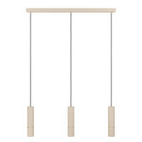 HÄNGELEUCHTE 110/9/150 cm    - Sandfarben/Schwarz, Design, Metall (110/9/150cm) - Eglo
