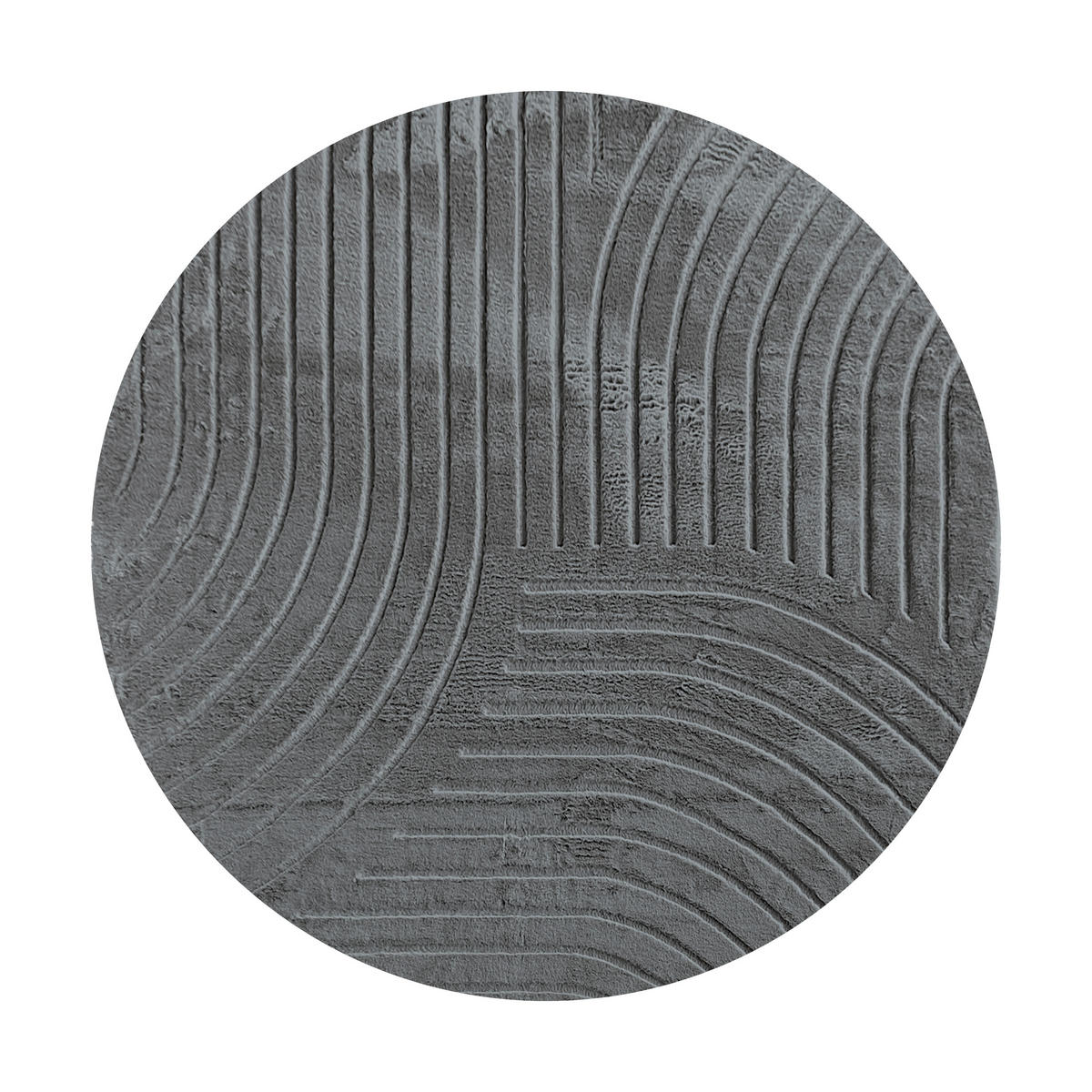 KOBEREC S VYSOKÝM VLASEM, 160 cm, antracitová - antracitová, Design, textil/plast (160cm) - Novel